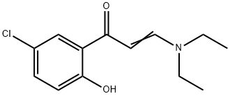 (E)-1-(5-CHLORO-2-HYDROXYPHENYL)-3-(DIETHYLAMINO)PROP-2-EN-1-ONE 结构式