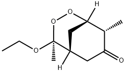 2,3-Dioxabicyclo[3.3.1]nonan-7-one,4-ethoxy-4,8-dimethyl-,(1S,4S,5R,8S)-(9CI) 结构式