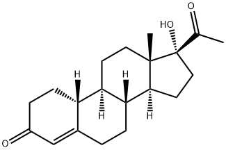 孕诺酮 结构式