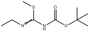 Carbamic acid, [(ethylamino)(methylthio)methylene]-, 1,1-dimethylethyl ester 结构式