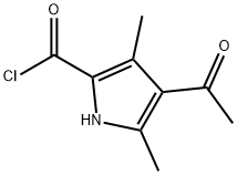 1H-Pyrrole-2-carbonylchloride,4-acetyl-3,5-dimethyl-(9CI) 结构式