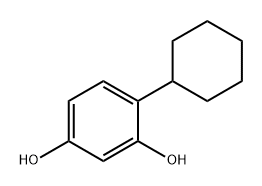 4-CYCLOHEXYLRESORCINOL 结构式