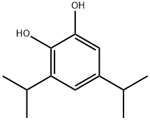 3,5-二异丙基儿茶酚 结构式