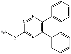 3-Hydrazino-5,6-diphenyl-1,2,4-triazine 结构式