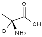 L-丙氨酸-2-D 结构式