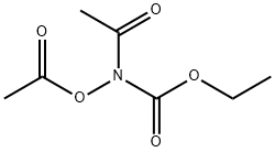 N-Acetoxy-N-acetylcarbamic acid ethyl ester 结构式