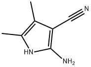2-氨基-3-氰基-4,5-二甲基吡咯 结构式