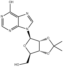 2',3'-O-异丙叉肌苷 结构式