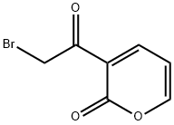 2H-Pyran-2-one, 3-(bromoacetyl)- (9CI) 结构式