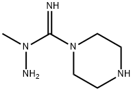 1-Piperazinecarboximidicacid,1-methylhydrazide(9CI) 结构式
