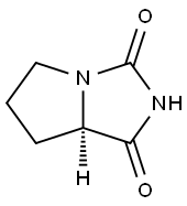 (R)-四氢-1H-吡咯并[1,2-C]咪唑-1,3(2H)-二酮 结构式