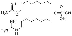 1-辛基胍半硫酸盐 结构式