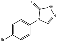 4-(4-溴苯基)-1H-1,2,4-三唑-5(4H)-酮 结构式