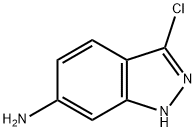 3-氯-6-氨基吲唑 结构式