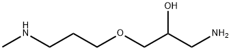 2-Propanol,  1-amino-3-[3-(methylamino)propoxy]- 结构式