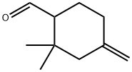 Cyclohexanecarboxaldehyde, 2,2-dimethyl-4-methylene- (9CI) 结构式