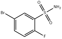 5-溴-2-氟苯磺酰胺 结构式