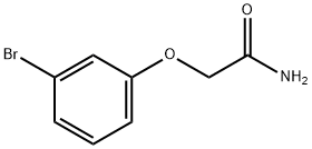2-(3-溴苯氧基)乙酰胺 结构式