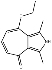 Cyclohepta[c]pyrrol-4(2H)-one, 8-ethoxy-1,3-dimethyl- (9CI) 结构式