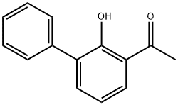 2-乙酰基-6-苯基苯酚 结构式