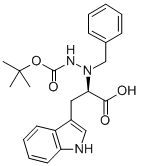 (R)-(-)-NALPHA-BENZYL-NBETA-BOC-D-HYDRAZINOTRYPTOPHANE 结构式