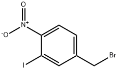 4-(溴甲基)-2-碘-1-硝基苯 结构式