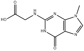 Glycine,  N-(6,9-dihydro-9-methyl-6-oxo-1H-purin-2-yl)- 结构式