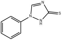 1,2-dihydro-1-phenyl-3H-1,2,4-triazole-3-thione 结构式