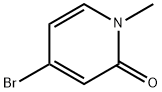 4-溴-1-甲基吡啶-2-酮 结构式