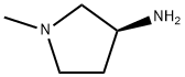 (3S)-(9CI)1-甲基-3-吡咯烷胺 结构式