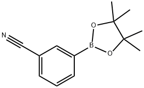 3-氰基苯硼酸频哪醇酯 结构式