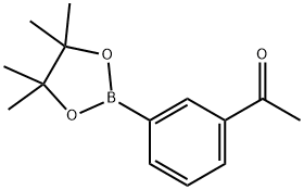 3-乙酰基苯硼酸频那醇酯 结构式