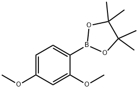 2,4-二甲氧基苯硼酸频那醇酯 结构式