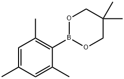 2,4,6-三甲基苯硼酸新戊二醇酯 结构式