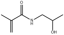 N-(2-羟丙基)甲基丙烯酰胺 结构式
