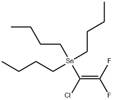 1-Chloro-2,2-difluoroethenyl-tributyltin 结构式