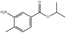 3-氨基-4-甲基苯甲酸异丙酯 结构式