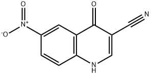 6-硝基-4-氧代-1,4-二氢喹啉-3-甲腈 结构式