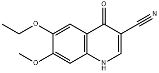 3-Quinolinecarbonitrile, 6-ethoxy-1,4-dihydro-7-Methoxy-4-oxo- 结构式