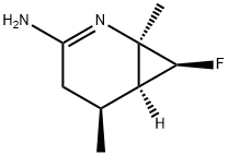 2-Azabicyclo[4.1.0]hept-2-en-3-amine,7-fluoro-1,5-dimethyl-,(1R,5S,6S,7S)- 结构式