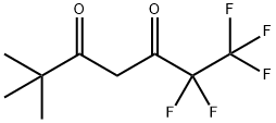 1,1,1,2,2-五氟-6,6-二甲基-3,5-庚烷-二酮 结构式