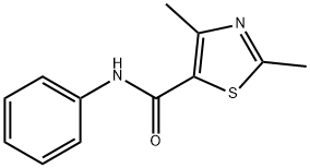 2,4-Dimethyl-N-phenyl-5-thiazolecarboxamide 结构式