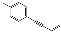 Benzene, 1-(3-buten-1-ynyl)-4-fluoro- (9CI) 结构式