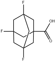 3,5,7-三氟金刚烷-1-羧酸 结构式