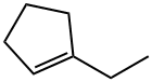 1-乙基-1-环戊烯 结构式