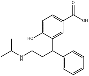 rac 5-Carboxy Desisopropyl Tolterodine 结构式