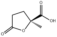 (S)-2-Methyl-5-oxotetrahydrofuran-2-carboxylicacid 结构式