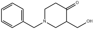 1-苄基-3-(羟甲基)哌啶-4-酮 结构式