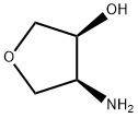(3S,4S)-4-氨基四氢-3-呋喃醇 结构式