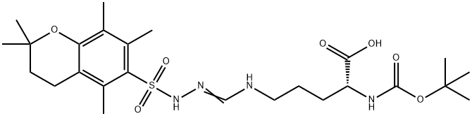 BOC-D-ARG(PMC)-OH 结构式